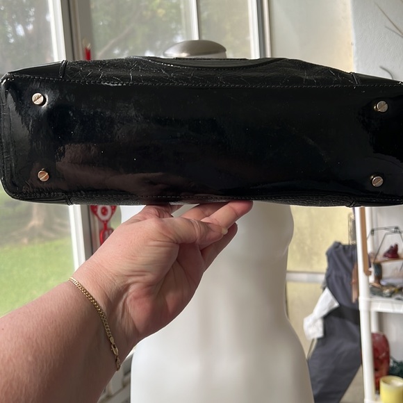 TORY BURCH crackled leather bag - Picture 4 of 10